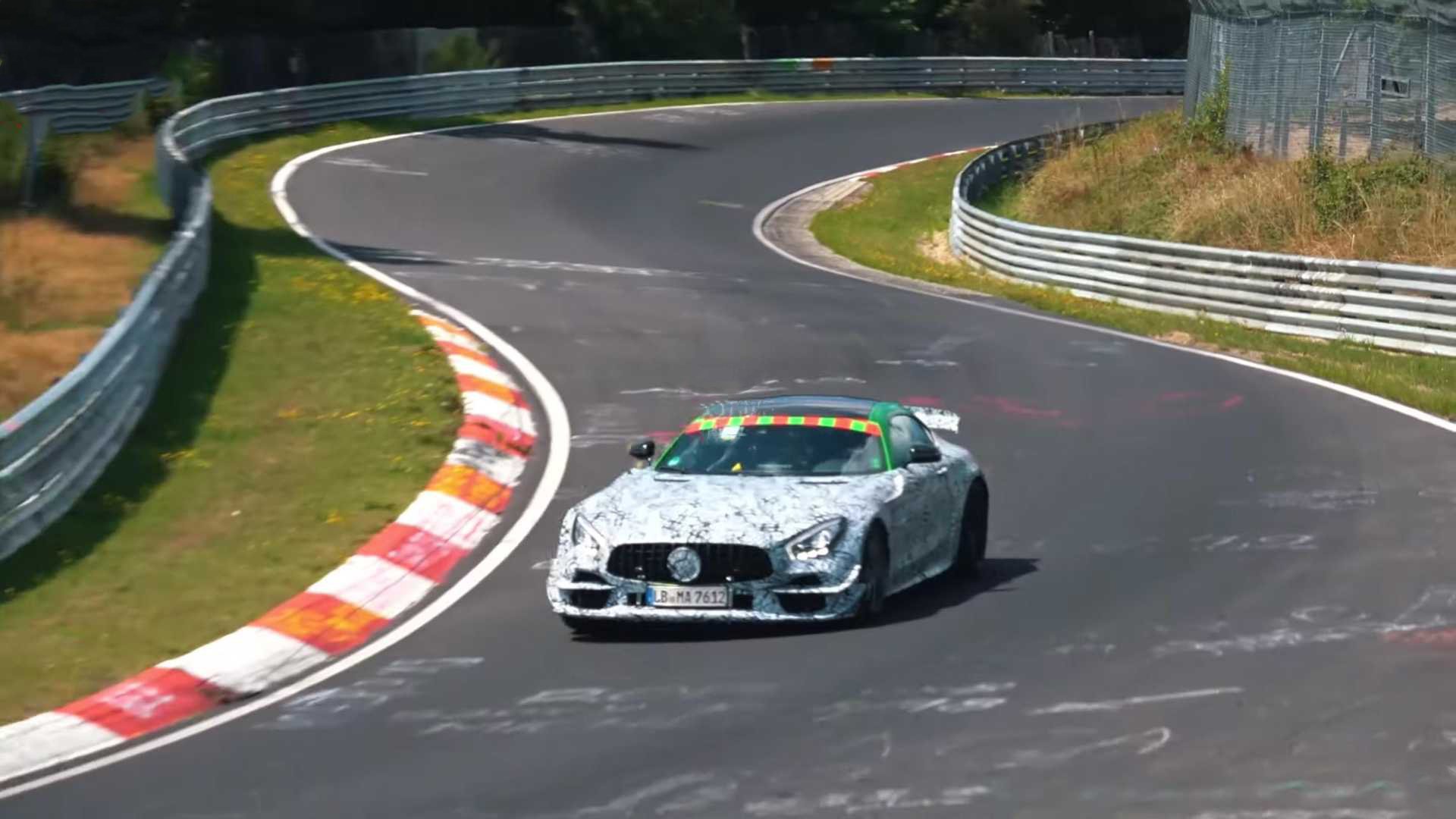 تصاویر جاسوسی از خودرو جدید مرسدس بنز GT R سری بلک + ویدئو