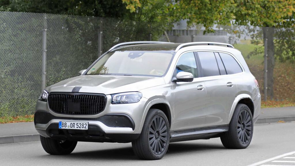 تصاویر جاسوسی میباخ GLS بدون پوشش استتار