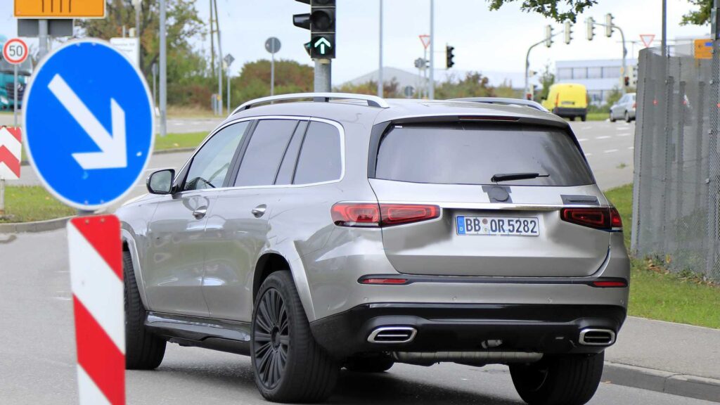 تصاویر جاسوسی میباخ GLS بدون پوشش استتار