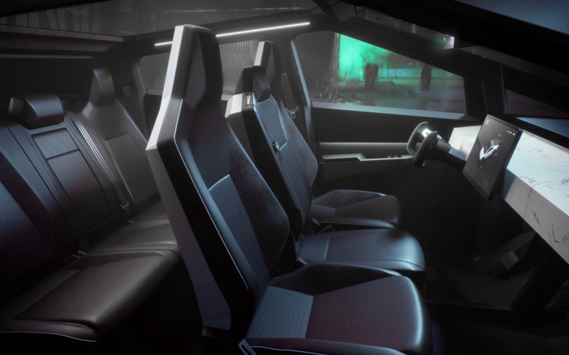 تسلا سایبرتراک، پیکاپ برقی