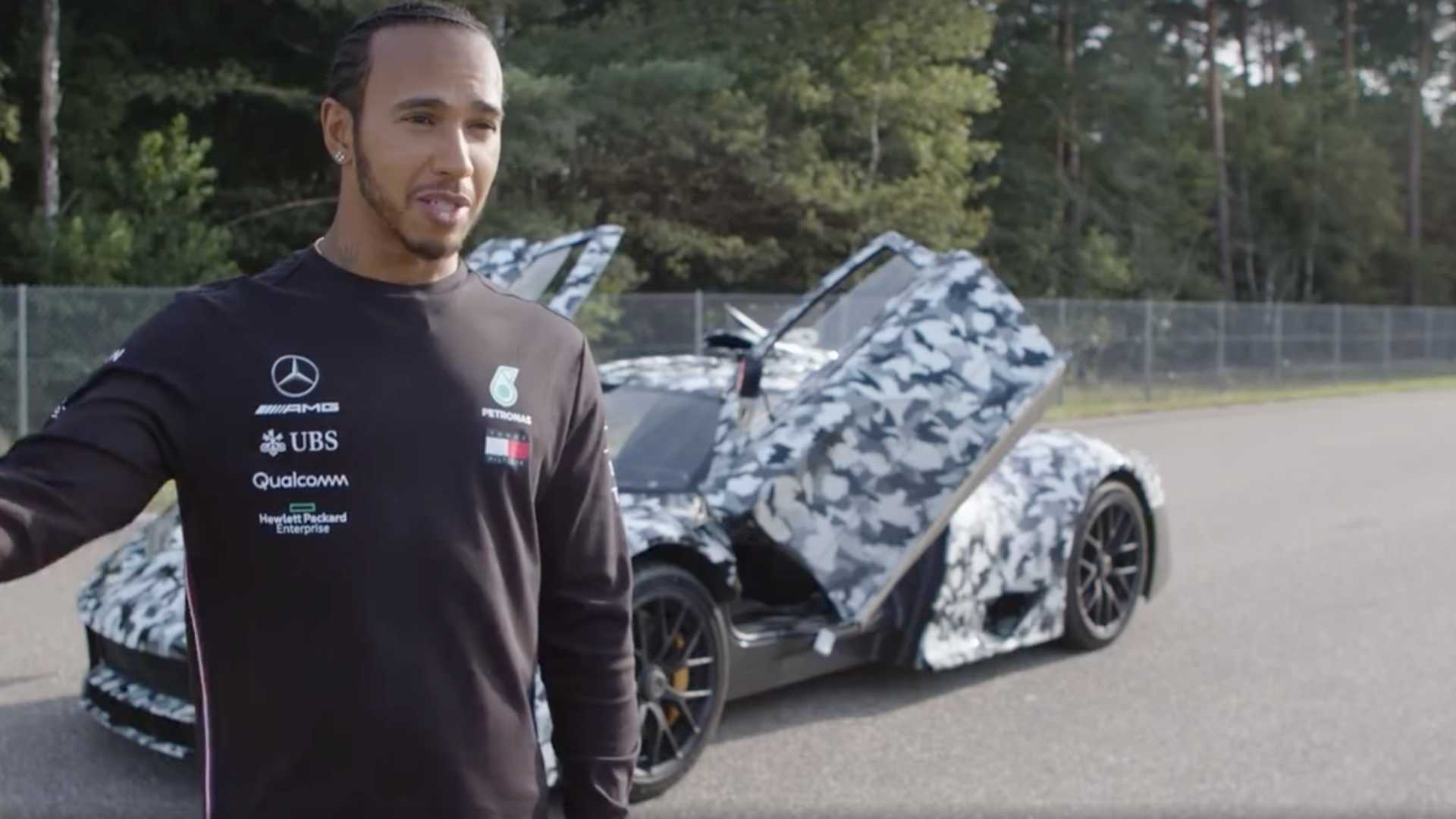 تست خودرو جدید مرسدس بنز توسط لوئیس همیلتون