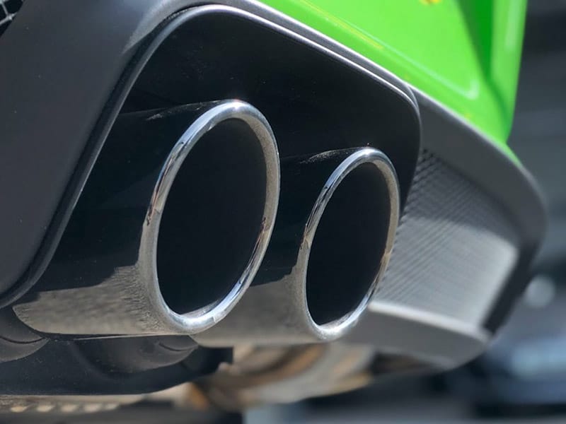 صدای انفجار از اگزوز خودرو