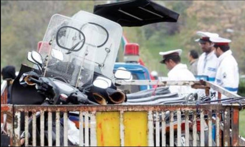 خلافی موتورسیکلت