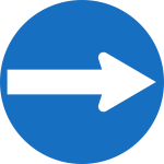 فقط عبور به راست مجاز است