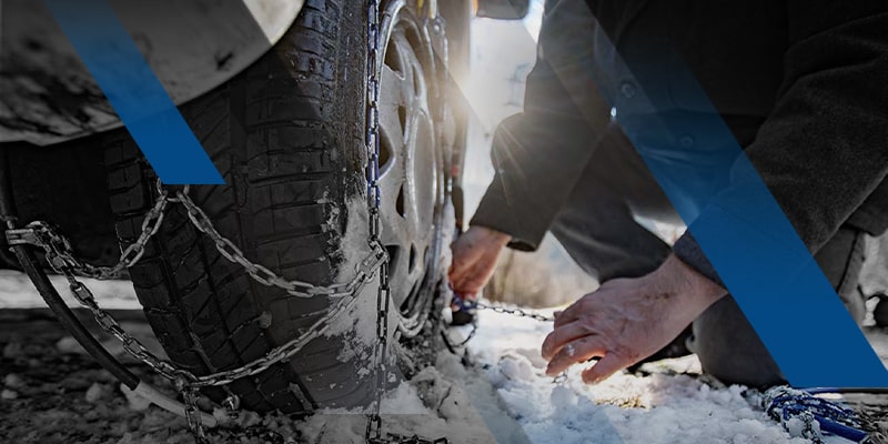 نحوه بستن زنجیر چرخ