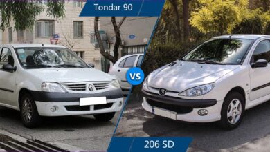 مقایسه ال ۹۰ و ۲۰۶ صندوقدار + امکانات