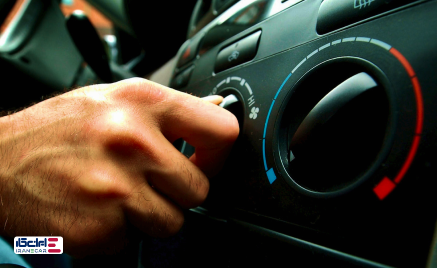 باد گرم کولر ماشین