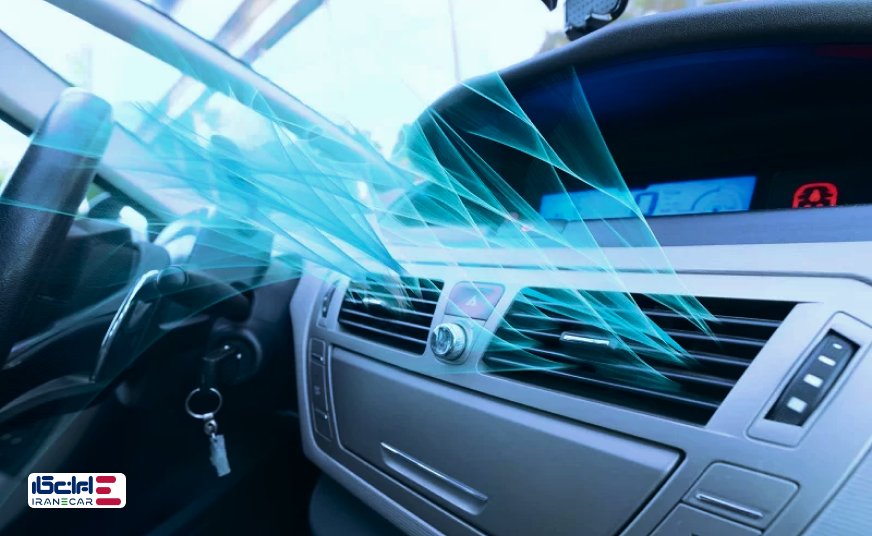 باد گرم کولر ماشین