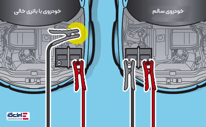 روش صحیح باتری به باتری کردن ماشین